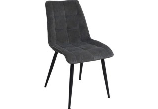 Стул AksHome Fred New (серый вельвет/черный)