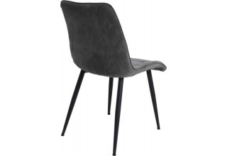 Стул AksHome Fred New (серый вельвет/черный)