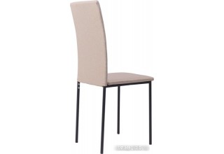 Стул Listvig Слим (ткань кремовый tesla cream/черный)