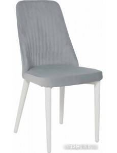 Стул Listvig Лотус R (светло-серый camaRo 09/белый)