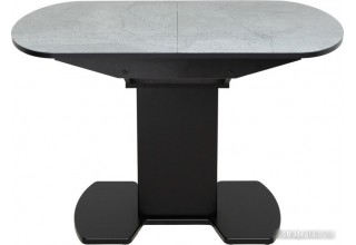 Аврора Корсика фотопечать 120-151.5x80 (мрамор серый 12/черный матовый)