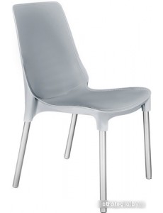 Стул Sheffilton SHT-S75 (серый/хром лак)