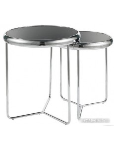 Журнальный столик Signal Scarlet II (черный/хром)