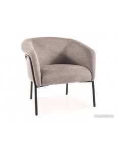 Интерьерное кресло Signal Clover Brego 07 (серый/черный)