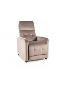 Кресло-качалка Signal Otus Velvet Bluvel 40 раскладное (бежевый)