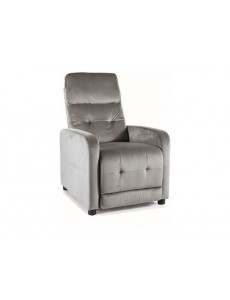 Кресло-качалка Signal Otus Velvet Bluvel 14 раскладное (серый)