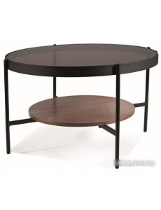 Журнальный столик Signal Prima B (орех/черный мат)