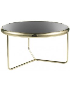 Журнальный столик Signal Scarlet (черный/золотой)