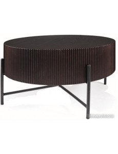 Журнальный столик Signal Tuca (темный орех/черный)