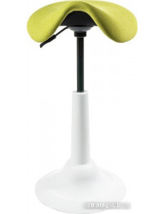 Офисный стул Chair Meister Saddle (пластик белый/ткань зеленая)