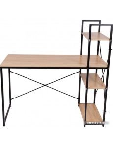 Стол AksHome Onyx 80047 (светлый дуб/черный металл)