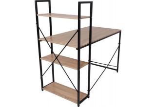 AksHome Onyx 80047 (светлый дуб/черный металл)