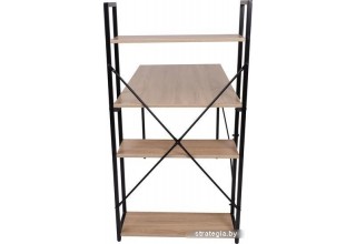 AksHome Onyx 80047 (светлый дуб/черный металл)