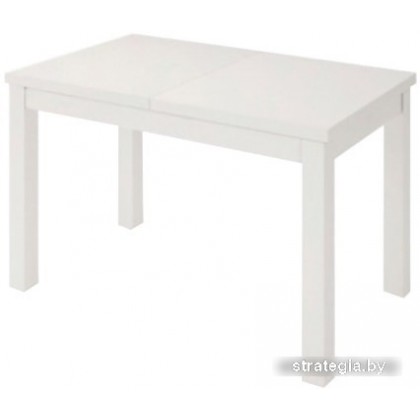Обеденный стол ЭлиГард One 2 (матовый белый)