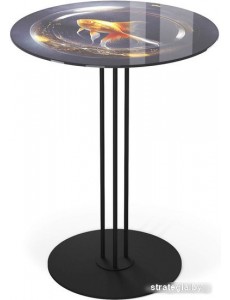 Журнальный столик Sheffilton SHT-CT55/H43 (лунная ночь/черный муар)