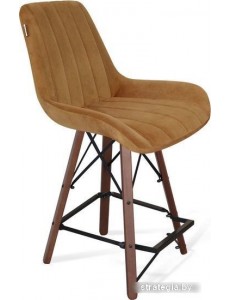 Стул Sheffilton SHT-ST37/S80-1 (горчичный/темный орех/черный)