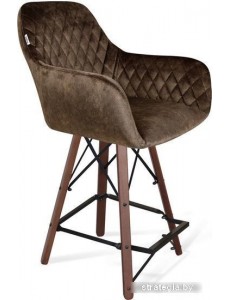 Стул Sheffilton SHT-ST38/S80-1 (коричневый трюфель/темный орех/черный)