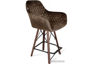 Стул Sheffilton SHT-ST38/S80-1 (коричневый трюфель/темный орех/черный)