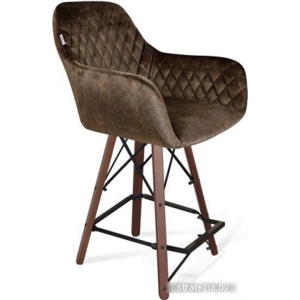 Стул Sheffilton SHT-ST38/S80-1 (коричневый трюфель/темный орех/черный)