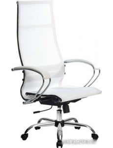 Кресло Metta SK-1-BK Комплект 7, Ch ов/сеч (резиновые ролики, белый)