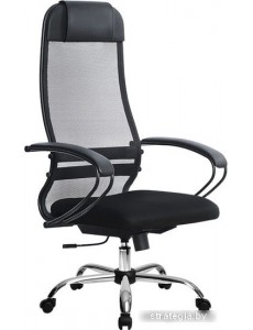 Кресло Metta SU-1-BP Комплект 11, Ch ов/сеч (резиновые ролики, темно-серый)