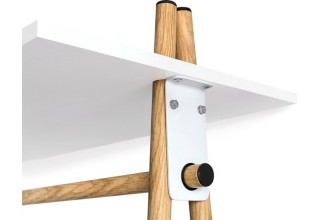 Стойка для одежды Sheffilton SHT-HW2 (белый/светлый орех)