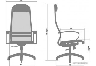 Metta SU-1-BP Комплект 11, Ch ов/сечен (пластиковые ролики, красный)