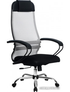 Кресло Metta SU-1-BP Комплект 11, Ch ов/сечен (пластиковые ролики, серый)