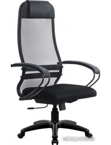 Кресло Metta SU-1-BP Комплект 11, Pl тр/сеч (резиновые ролики, темно-серый)