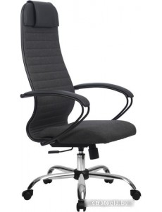 Кресло Metta SU-1-BK Комплект 27, Ch ов/сечен (пластиковые ролики, серый)