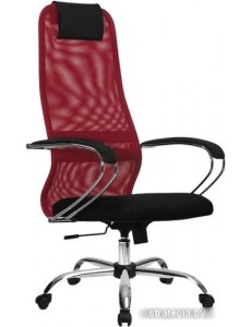Кресло Metta SU-BK-8 CH (красный/черный)