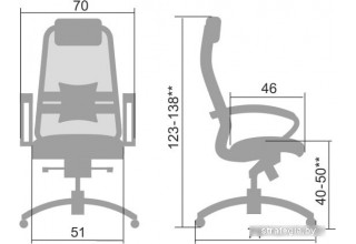 Кресло Metta Samurai SL-1.04 (темно-бордовый)