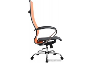 Кресло Metta SK-1-BK Комплект 7, Ch ов/сечен (пластиковые ролики, оранжевый)