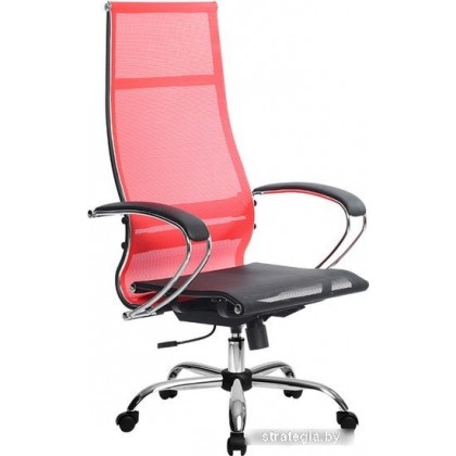 Кресло Metta SK-1-BK Комплект 7, Ch ов/сечен (резиновые ролики, красный)