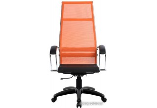 Кресло Metta SK-1-BK Комплект 7, Pl тр/сечен (резиновые ролики, оранжевый)