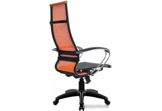 Кресло Metta SK-1-BK Комплект 7, Pl тр/сечен (резиновые ролики, оранжевый)