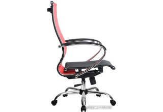 Кресло Metta SK-2-BK Комплект 9, Ch ов/сечен (резиновые ролики, красный)