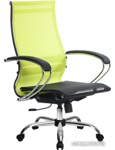 Кресло Metta SK-2-BK Комплект 9, Ch ов/сечен (резиновые ролики, лайм)