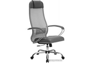 Кресло Metta SU-1-BK Комплект 5, Ch ов/сечен (пластиковые ролики, серый)