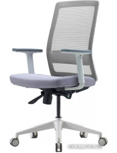 Кресло Bestuhl S30G110M (белая крестовина, черный/серый)