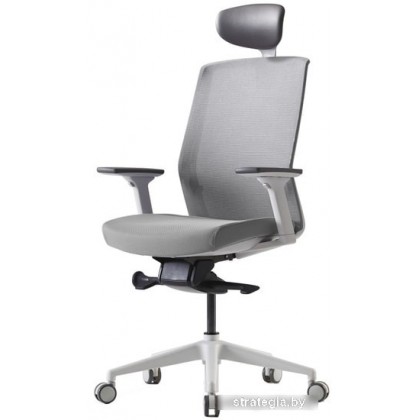 Bestuhl J1G120L (белая крестовина, серый)