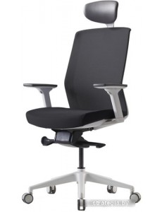 Кресло Bestuhl J1G120L (белая крестовина, черный)