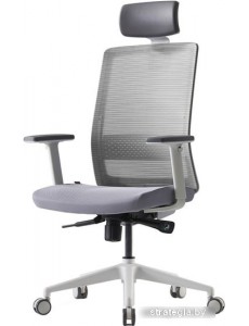 Кресло Bestuhl S30G110L (белая крестовина, черный/серый)