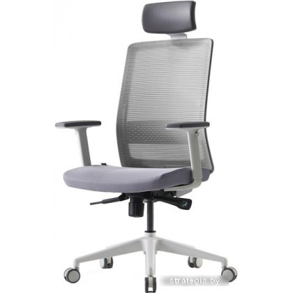 Bestuhl S30G110L (белая крестовина, черный/серый)