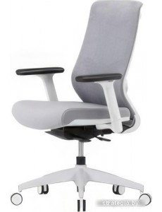 Кресло Chair Meister Nature II Slider 3D (белая крестовина, серый)