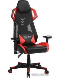 Кресло CACTUS CS-CHR-090BLR (черный/красный)