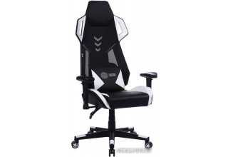 Кресло CACTUS CS-CHR-090BLW (черный/белый)