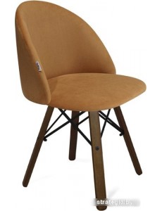 Стул Sheffilton SHT-ST35/S70 (горчичный/темный орех/черный)