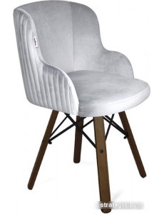 Стул Sheffilton SHT-ST39-1/S70 (серое облако/темный орех/черный)