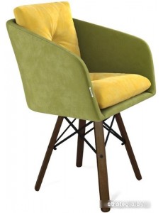 Стул Sheffilton SHT-ST43-2/S70 (фисташковый десерт/темный орех/черный)